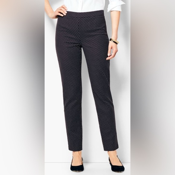 Talbots Chattham Dot Print Pants 8 - Picture 1 of 9